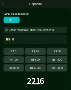 deposits 2216